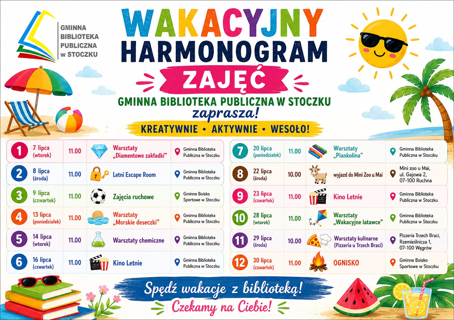 Harmonogram zajęć