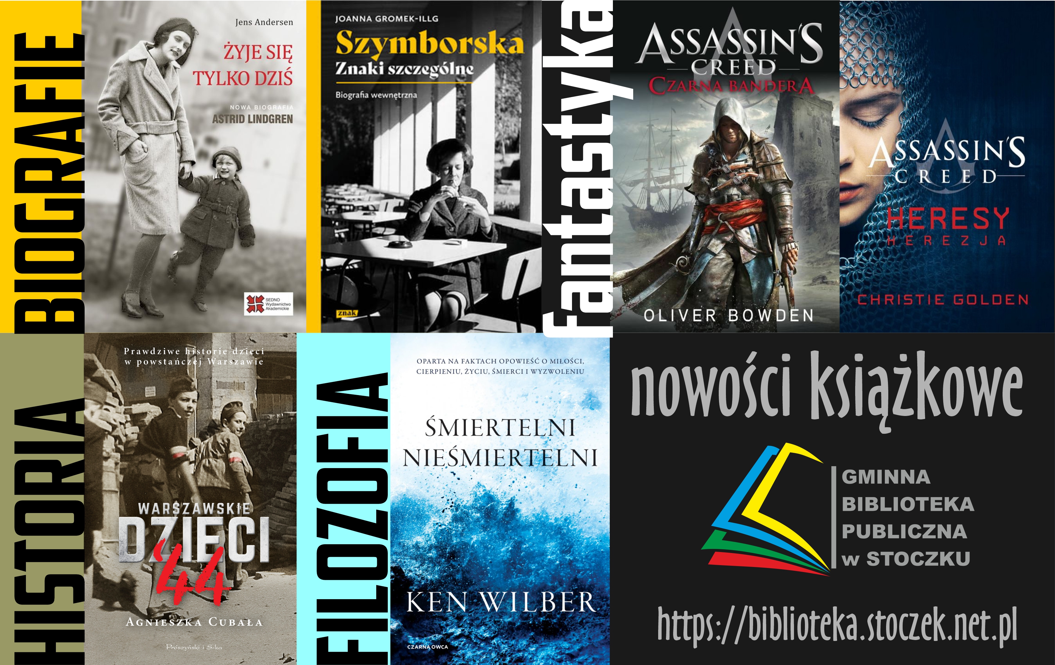 biografie, historyczne, filozoficzne, fantastyka