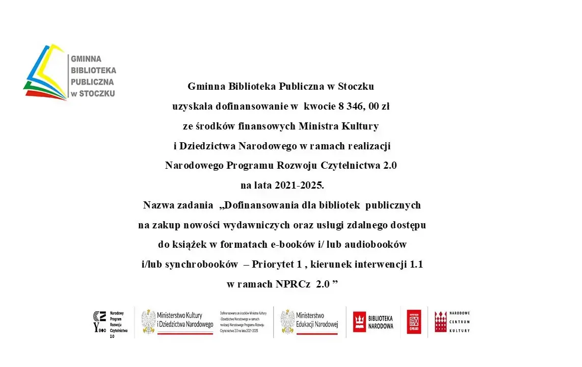 Informacja o dofinansowaniu