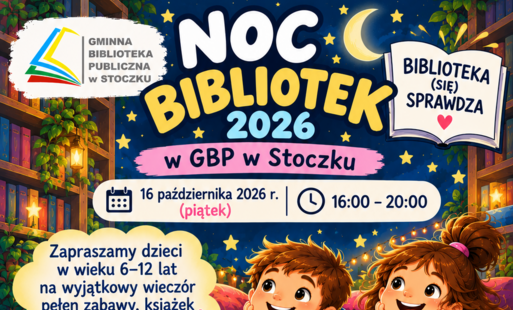 Noc Bibliotek plakat